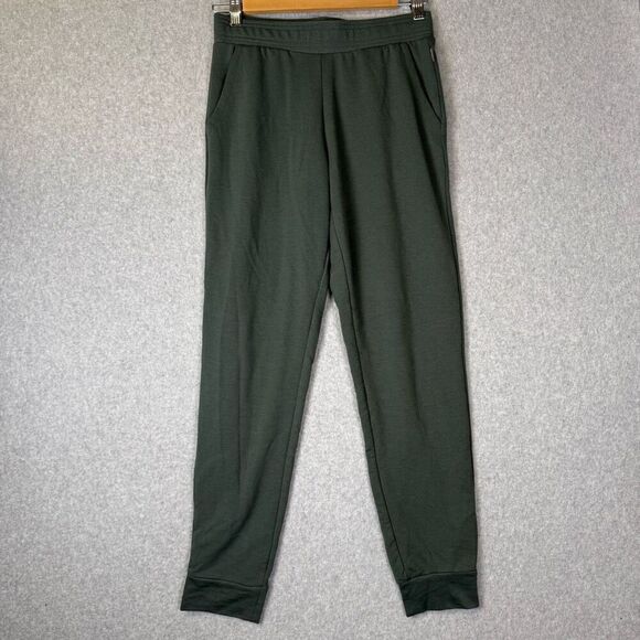 Eddie Bauer Womens Size XS Lounge Jogger Pants Olive Green Pockets Stretch - Picture 1 of 8